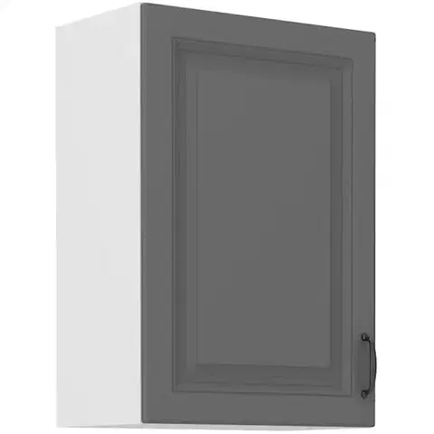 Kuchynské skrinky visiace Kuchynská skrinka Stilo dustgrey/biely 50g/72 1f