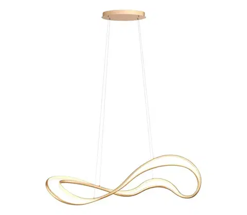 Svietidlá Redo 01-3598 - LED stmievateľný luster na lanku TEMPEST LED/58W/230V zlatý 01-3598