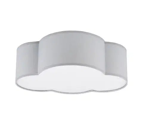 Svietidlá  Detské stropné svietidlo CLOUD MINI 2xE27/15W/230V šedá 3144