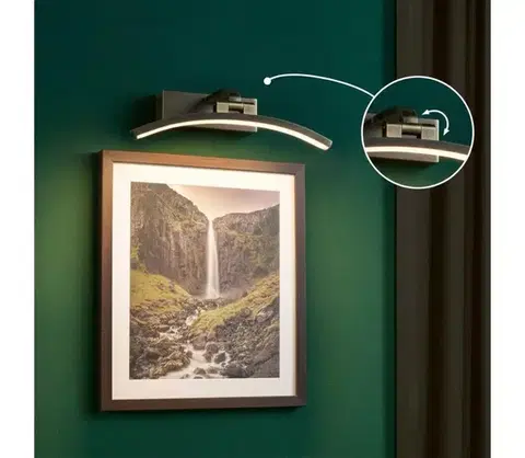 Svietidlá Paulmann 95559 - LED/6W obrazové svietidlo BENTO 230V 30 cm mosadz 95559
