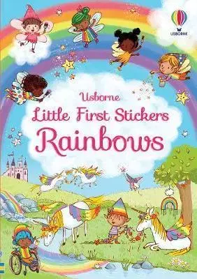 Nalepovačky, vystrihovačky, skladačky Little First Stickers Rainbows - Felicity Brooks,Emily Beevers