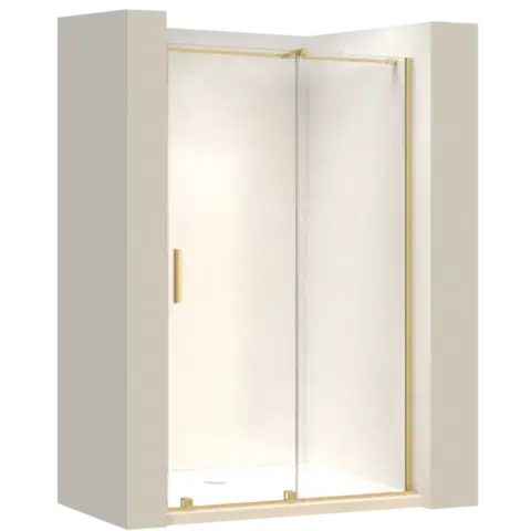 Sprchovacie kúty REA/S - Sprchové Dvere Montana 130 Gold brush KPL-K6400