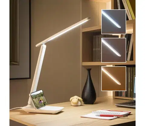 Lampy BRILAGI - stmievateľná LED stolná lampa MODO LED/7W/230V 3000/4000/6500K biela 004951