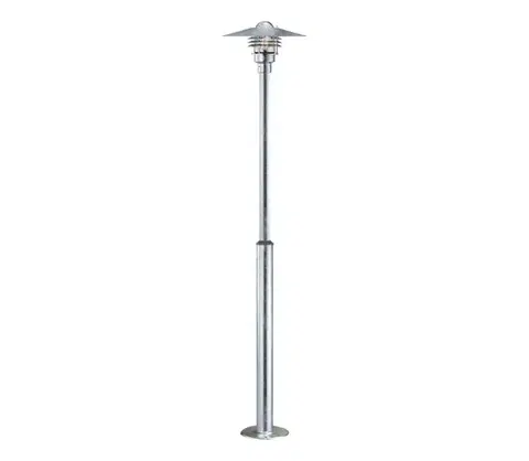 Záhradné lampy Nordlux - Vonkajšia lampa VEJERS 1xE27/60W/230V IP54 strieborná 130 cm 25168031