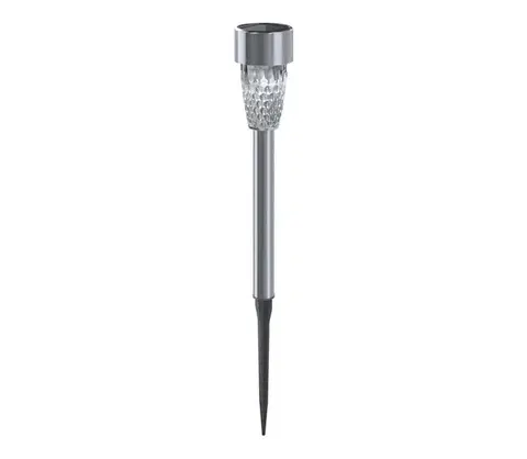 LED osvetlenie  B.V.  - LED Solárna lampa LED/0,006W/1,2V 29,7 cm chróm 6500K IP44 B10201J9M