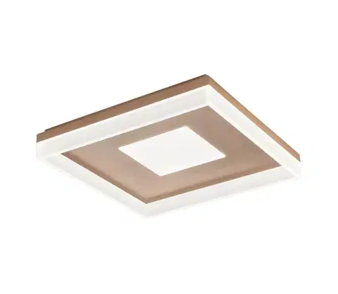 Svietidlá Redo 01-2000 - LED stmievateľné stropné svietidlo MAYA LED/55W/230V 51x51 cm zlaté 01-2000