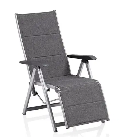 Záhradný kreslá Polohovacie záhradné kreslo BASIC PLUS PADDED Kettler