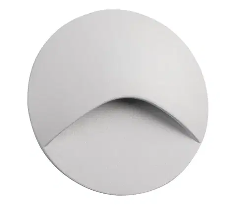 LED osvetlenie  39120 - LED schodiskové svietidlo EXIN LED/2,5W/230V 3000K IP65 biele, okrúhle 39120