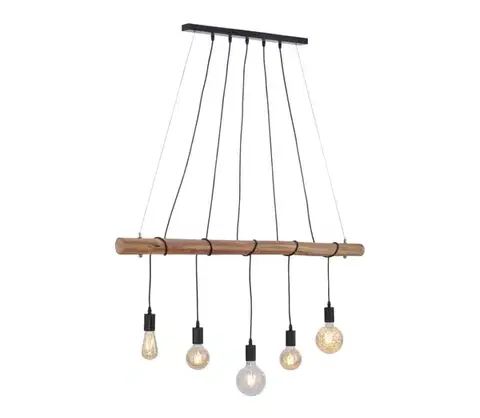 Svietidlá Leuchten Direkt 15515-18 - Luster na lanku DAMIAN 5xE27/60W/230V 15515-18