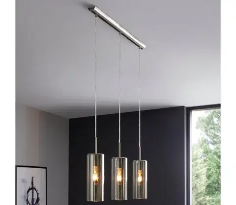 Svietidlá Eglo 98697 - Luster na lanku SELVINO 3xE27/15W/230V 98697