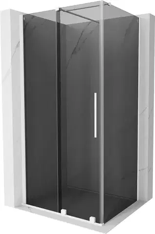 Sprchovacie kúty MEXEN/S - Velár sprchovací kút, posuvné dvere 150 x 100, grafit, biela 871-150-100-41-20