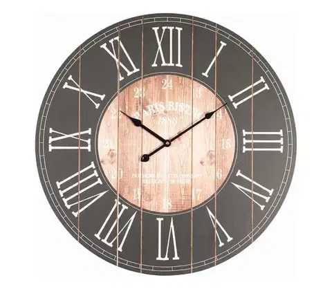 Predlžovacie káble Eurolamp Nástenné hodiny 1xAA priemer 58,2 cm čierna/biela 753-13026