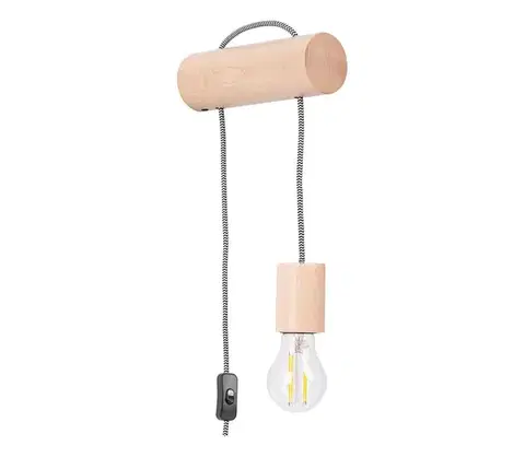 Svietidlá  SL.1644 - Nástenná lampa NIMBI 1xE27/15W/230V buk SL.1644