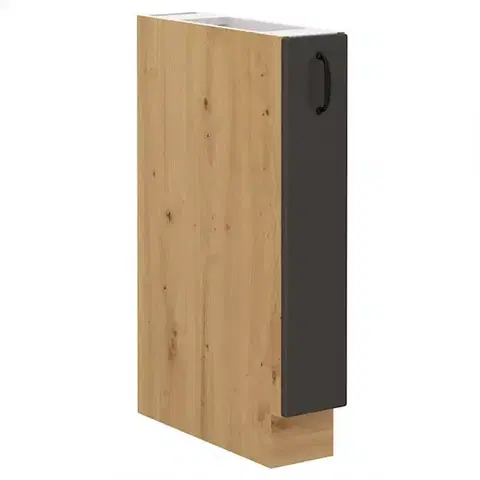 Kuchynské skrinky stojace Kuchynská skrinka STILO grafit mat/artisan 15d cargo bb