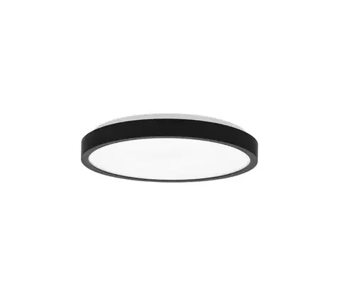 Svietidlá  W3090-12W/CR - LED Kúpeľňové stropné svietidlo LED/12W/230V IP44 čierna W3090-12W/CR