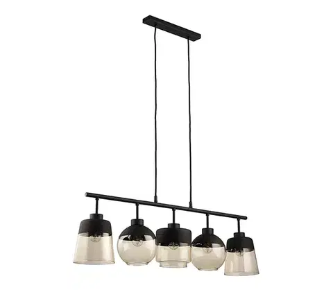 Svietidlá  Luster na lanku AMBER 5xE27/60W/230V 2382
