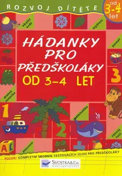 Príprava do školy, pracovné zošity Hádanky pro předškoláky od 3-4 let
