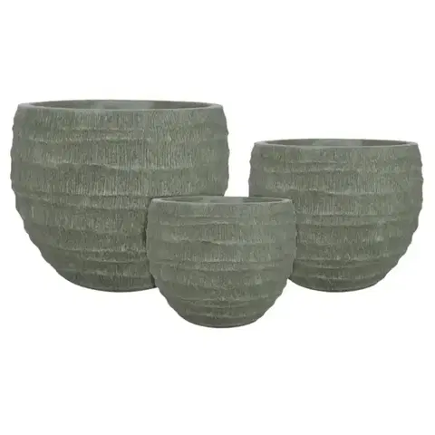 Záhrada Kvetináč LT14555-3S 27,5x27,5x22 cm zelený P162