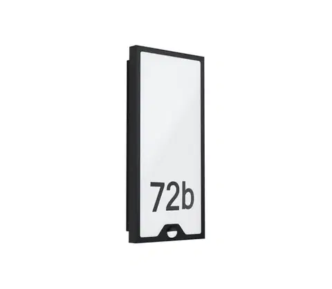 Záhradné lampy Eglo 780421 - LED domové číslo so senzorom CASAZZA LED/16W/230V IP44 780421
