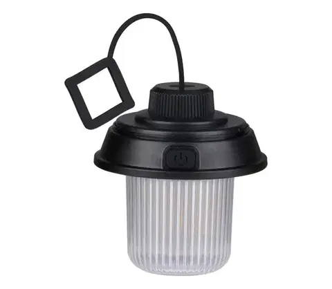 Svietidlá Grundig - LED kempingová svietilka LED/3xAA 3000/4500/6000K IP44 čierna 8711252568386