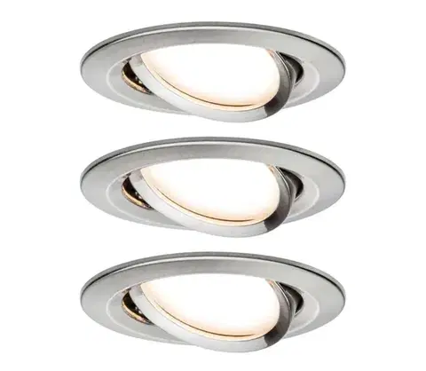Svietidlá Paulmann 93483 - SADA 3xLED/6,5W IP23 Stmievateľné kúpeľňové svietidlo NOVA 230V 93483
