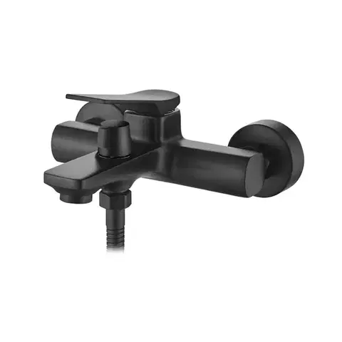 Kúpeľňové batérie INVENA - Vaňová batéria NERI čierna BW-01-004-L
