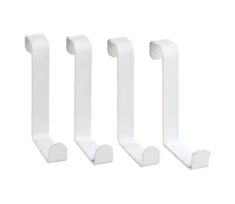 Svietidlá WENKO 23545100 - Vešiak na dvere 7,6x6 cm biely 23545100