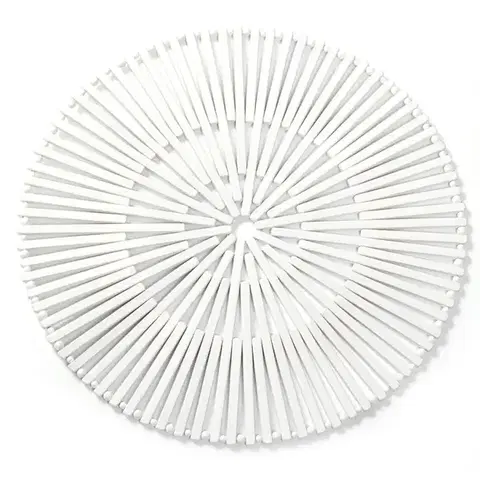 Dekorácie a bytové doplnky Stolová podložka bambus 37,5 cm biela ZF-004
