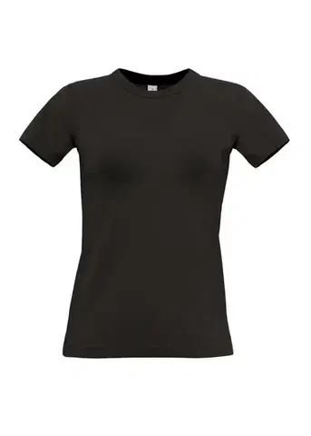 Dámske tričká B&C Dámske tričko B&C - čierne XXXL