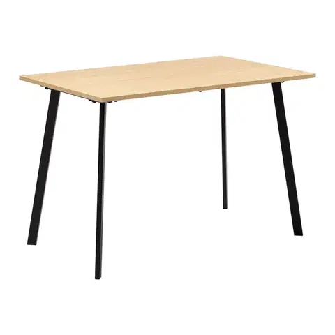 Jedálenské stoly Jedálenský stôl 120x80 BERGEN dub