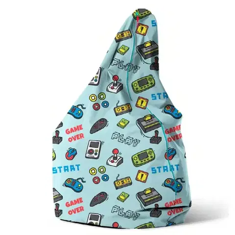 Taburetky Sedací vak Bag Game Over
