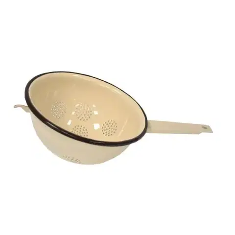 Cedníky Kinekus Cednik s rúčkou 20cm, smaltovaný