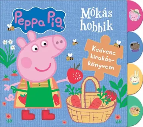 Leporelá, krabičky, puzzle knihy Peppa malac – Mókás hobbik