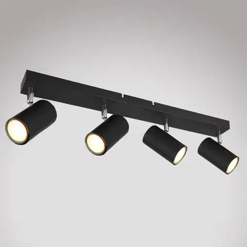 Moderné lampy do obývačky Stropné bodové svietidlo 57910-4B Čierna LS4