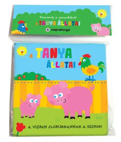 Knižky do vane Pancsolj a színekkel! - A tanya állatai