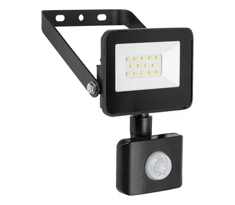 Záhradné lampy Rabalux 7066 - LED Reflektor so senzorom FLOOD LED/10W/230V 4000K IP44 čierna 7066