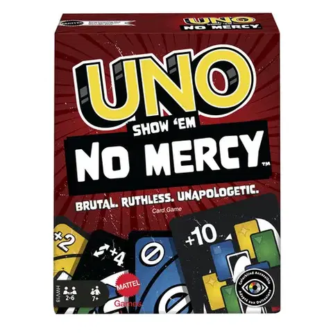 Rodinné hry Kartová hra UNO Show ‘Em No Mercy