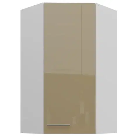 Kuchynské skrinky visiace Skrinka do kuchyne Lara cappucino 60x60 GN-108 1F (45°)