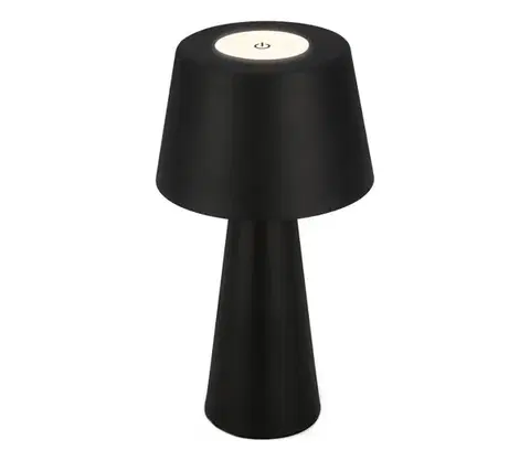 Lampy Brilo - LED Stmievateľná nabíjacia vonkajšia stolná lampa LED/3,5W/5V IP44 čierna 7437015