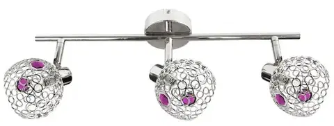 Stropná svetla Stropná bodová lampa ARON 3xG9 Candellux