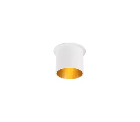 Svietidlá  Rámik pre podhľadové svietidlo MOLO 1xGU10/GU5,3/MR16/50W/230V/12V biela/zlatá 5903271840458