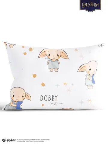 Dekoračné obliečky MKLozkoviny.sk Obliečka na vankúš mikroplyš Harry Potter 40 × 60 cm - Tiny Dobby-  -