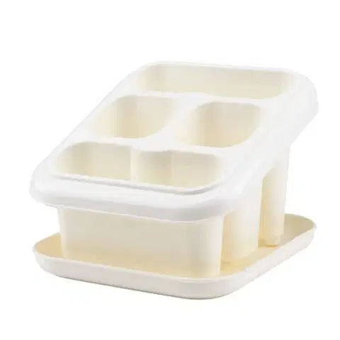 Odkvapkávače na riad Kinekus Odkvapkávač0 na príbor plastový 16x18x13cm biely "Portaposate" TONTARELLI