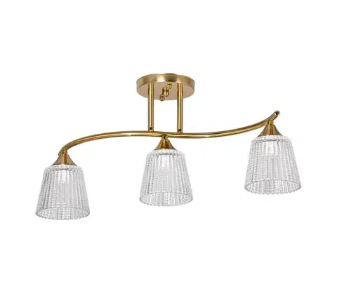 Svietidlá  Luster na tyči 3xE14/60W/230V zlatá W-N6580/3