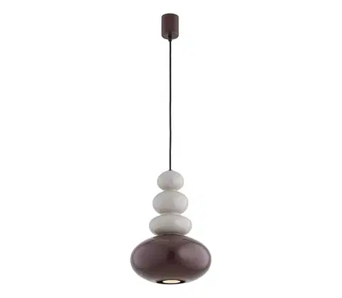 Svietidlá Argon 8820 - Luster na lanku DIEGO 1xGU10/5W/230V hnedá/šedá 8820