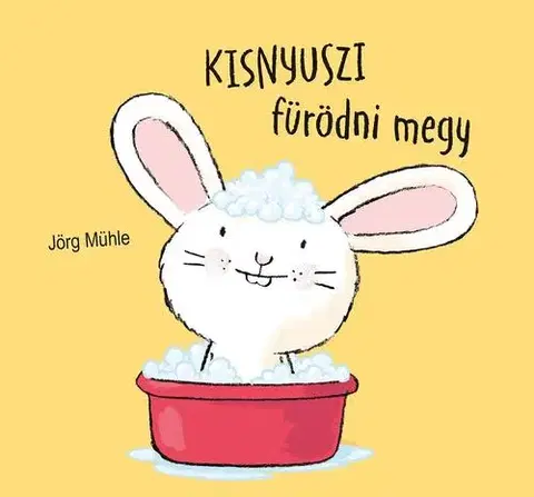 Leporelá, krabičky, puzzle knihy Kisnyuszi fürödni megy - Jörg Mühle,Jörg Mühle