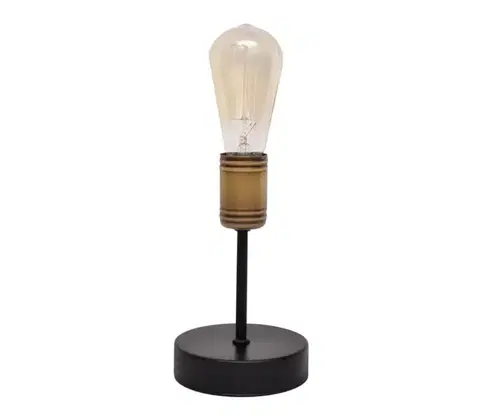 Lampy  Stolná lampa TUBE 1xE27/15W/230V B-1924/1 BK+AB