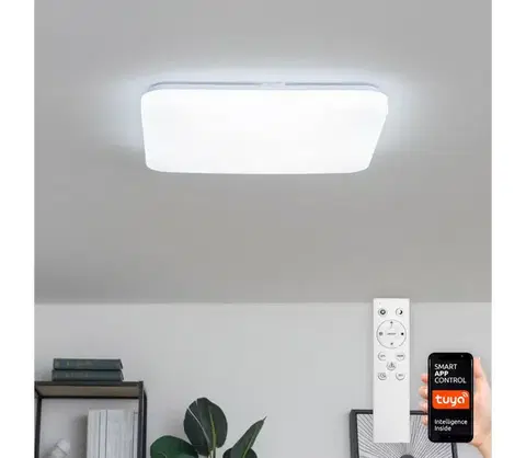 Svietidlá BRILAGI - LED stmievateľné stropné svietidlo SMART LED/24W/230V 43x43 cm Wi-Fi Tuya + DO BRI636