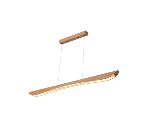 Svietidlá  LED Luster na lanku LED/22W/230V 4000K 120 cm buk/masív WRL0821