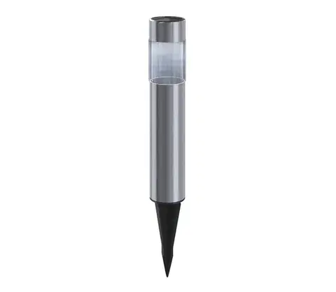 LED osvetlenie  B.V.  - LED Solárna lampa LED/0,006W/1,2V 31,5 cm chróm 6500K IP44 B10201J9N